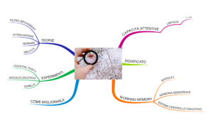 Mappa mentale attenzione selettiva